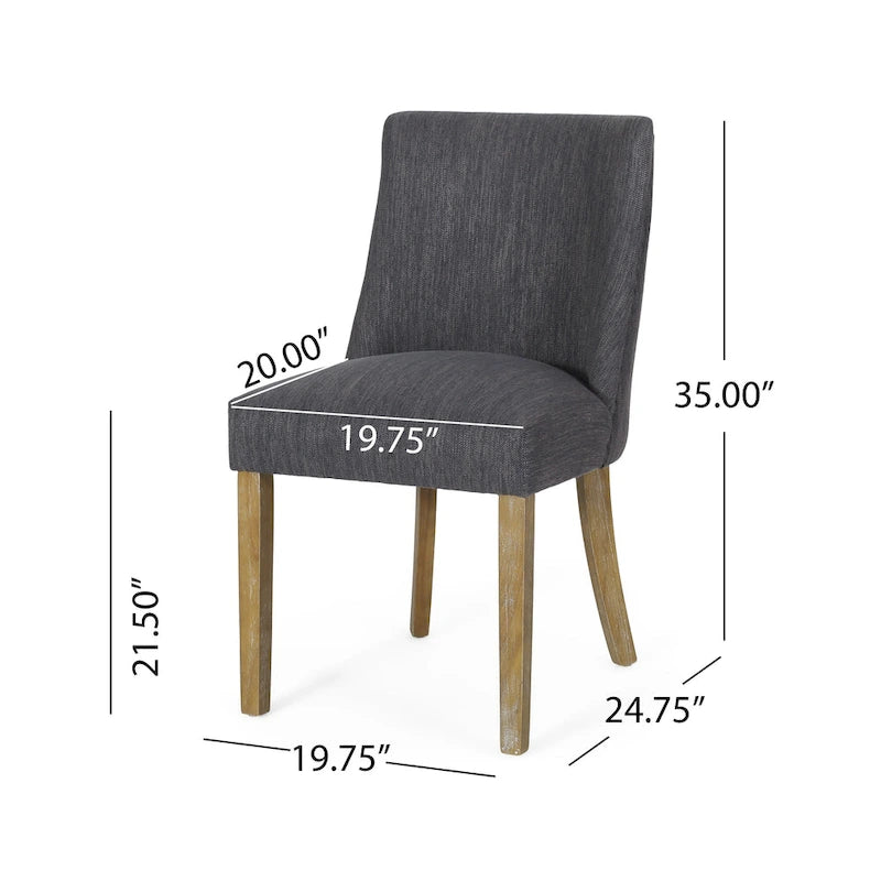Fabric Dining Chair (Set of 2) by