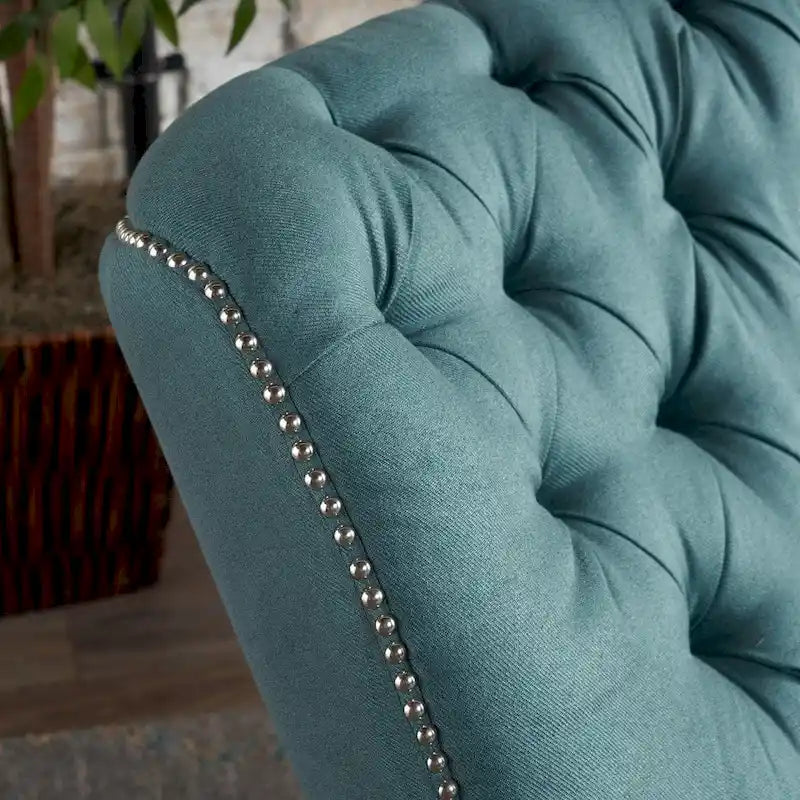 Tufted Fabric Power Recliner by