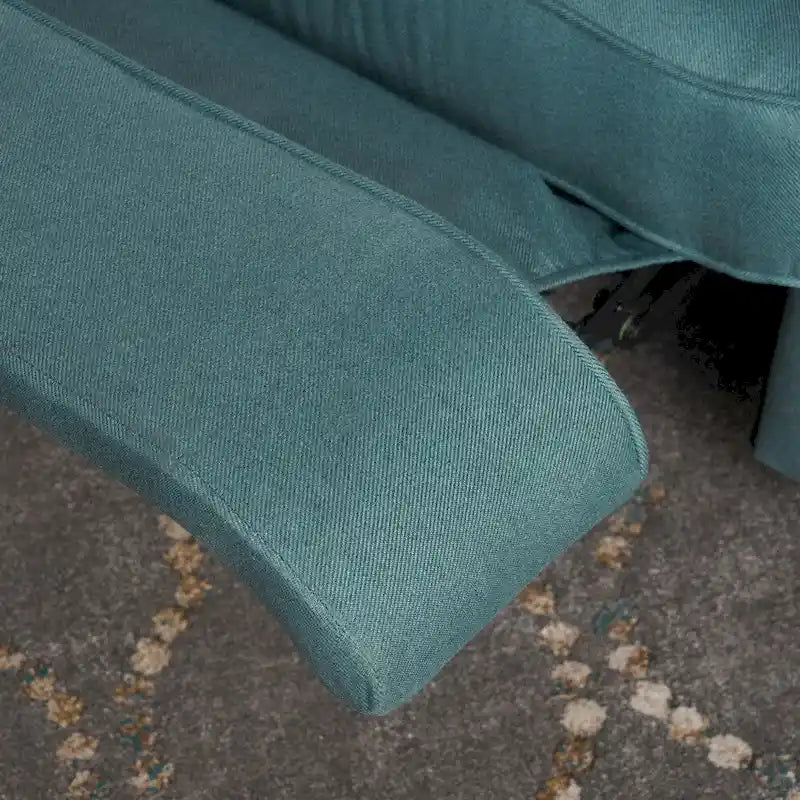 Tufted Fabric Power Recliner by