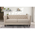 73.3 Velvet Square Arm Sofa