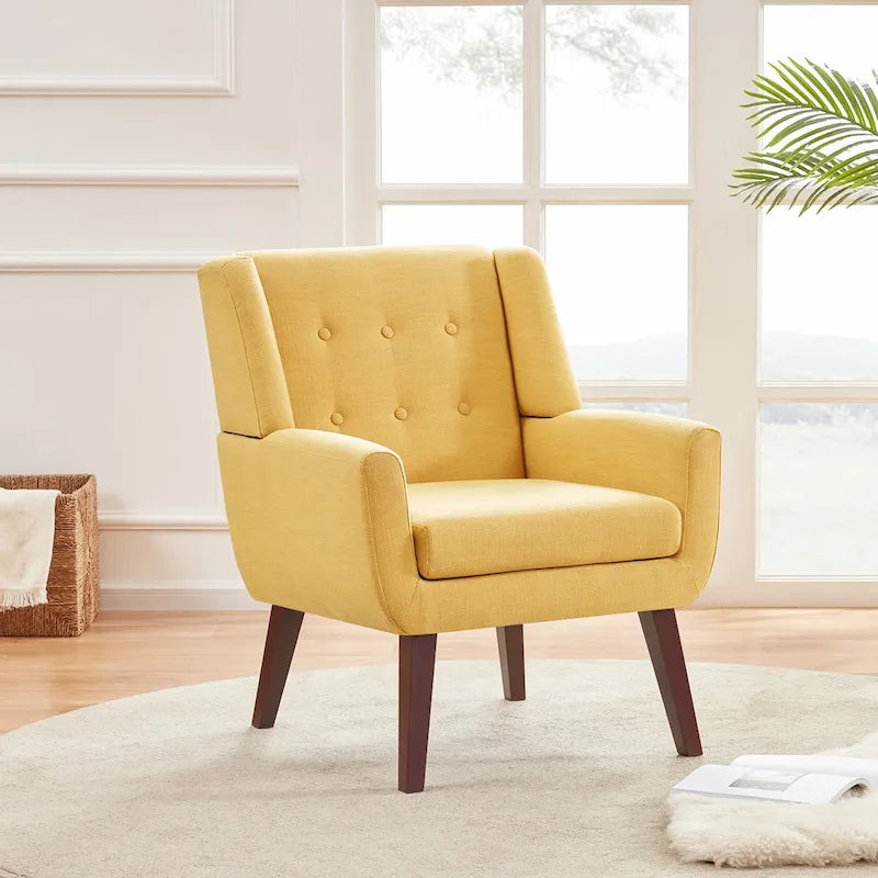Set of 2 Modern Tufted Accent Chair