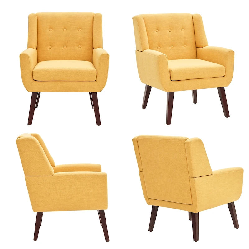 Set of 2 Modern Tufted Accent Chair