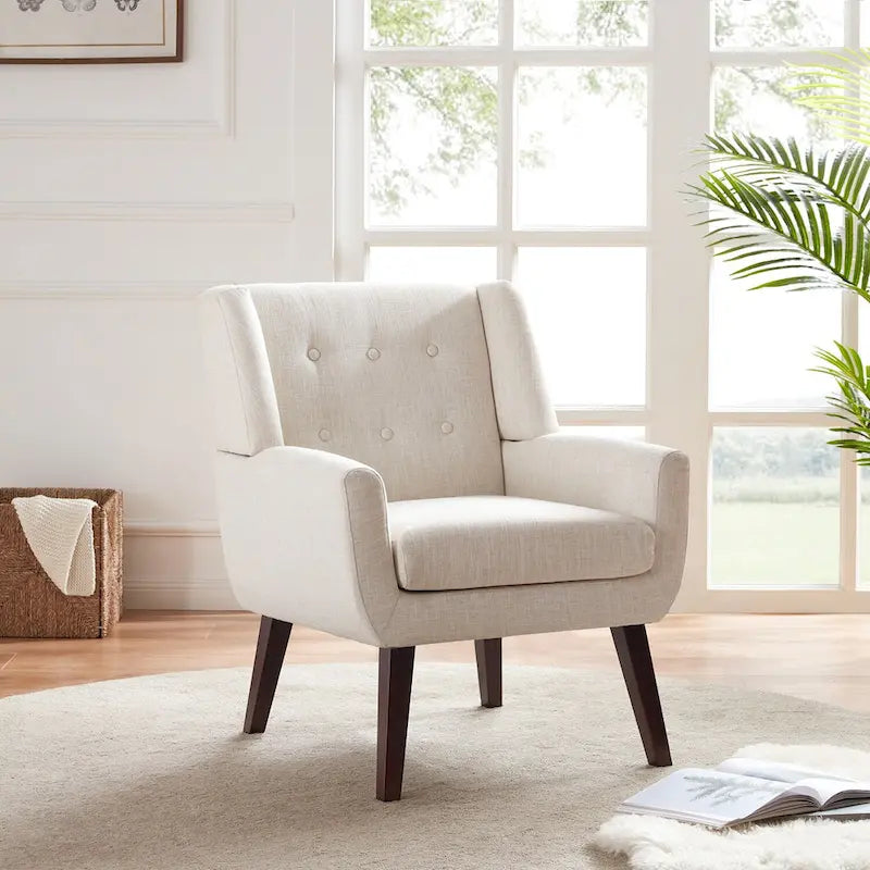 Set of 2 Modern Tufted Accent Chair
