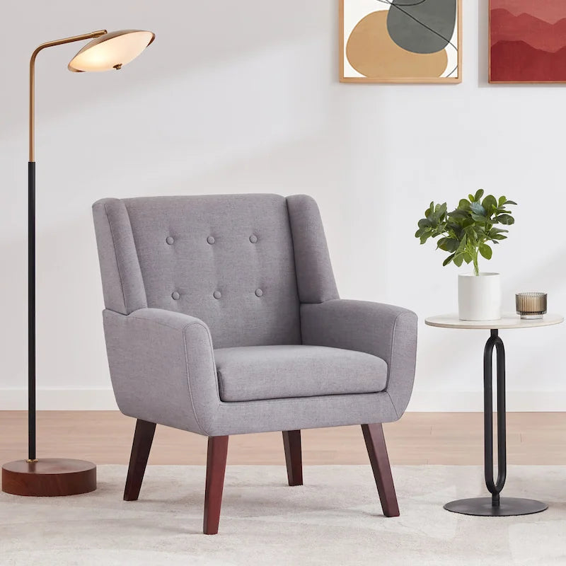 Set of 2 Modern Tufted Accent Chair