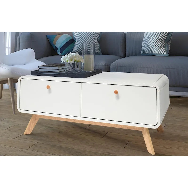 Media Console TV Stand with Storage
