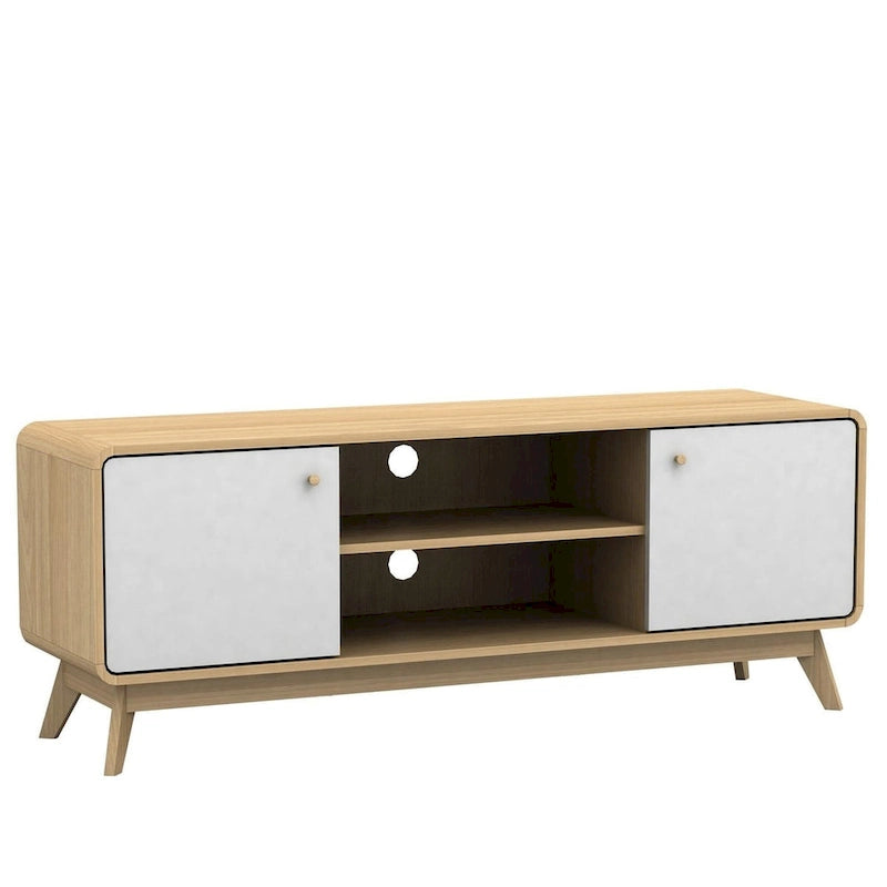 Media Console TV Stand with Storage