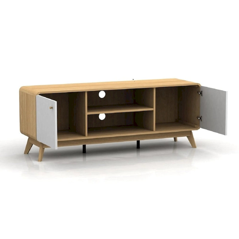 Media Console TV Stand with Storage