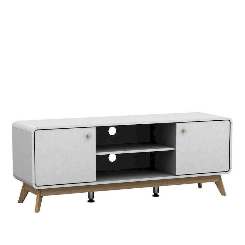Media Console TV Stand with Storage