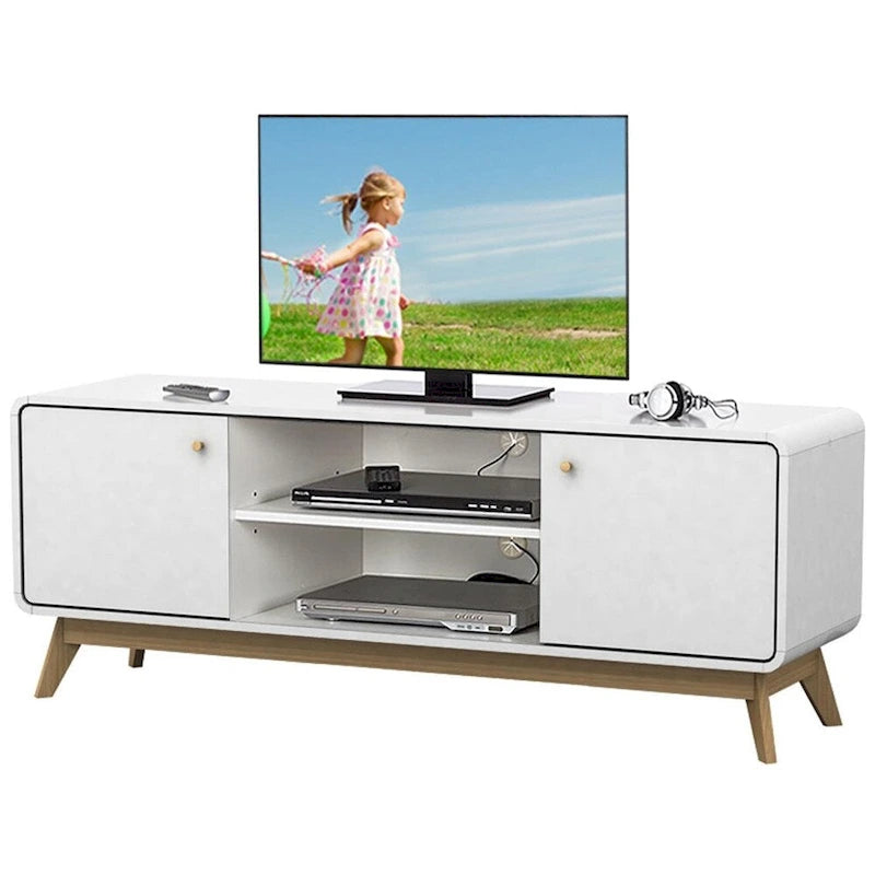 Media Console TV Stand with Storage
