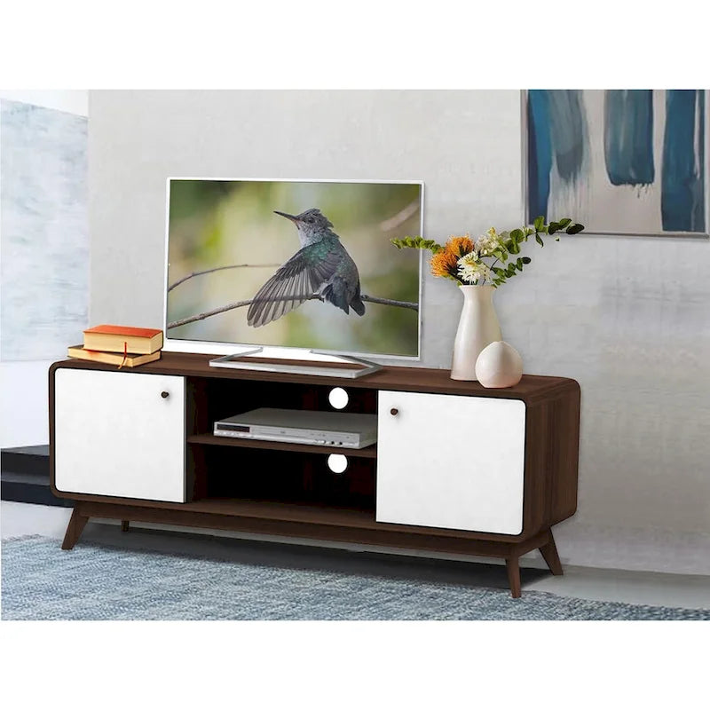 Media Console TV Stand with Storage