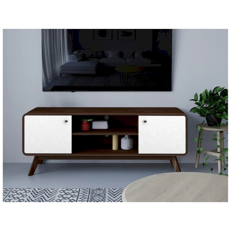 Media Console TV Stand with Storage