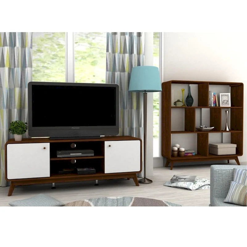Media Console TV Stand with Storage