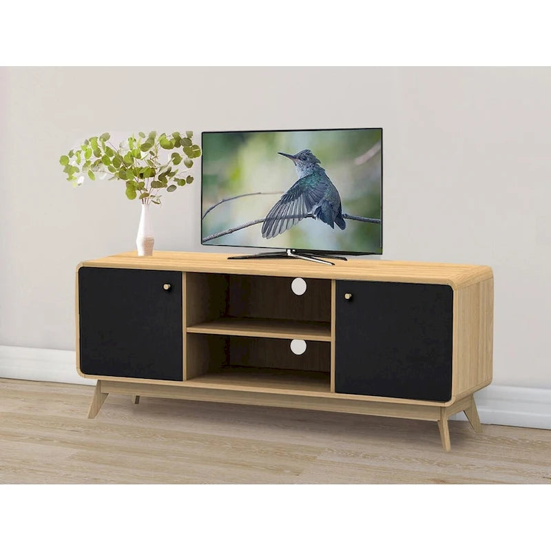Media Console TV Stand with Storage