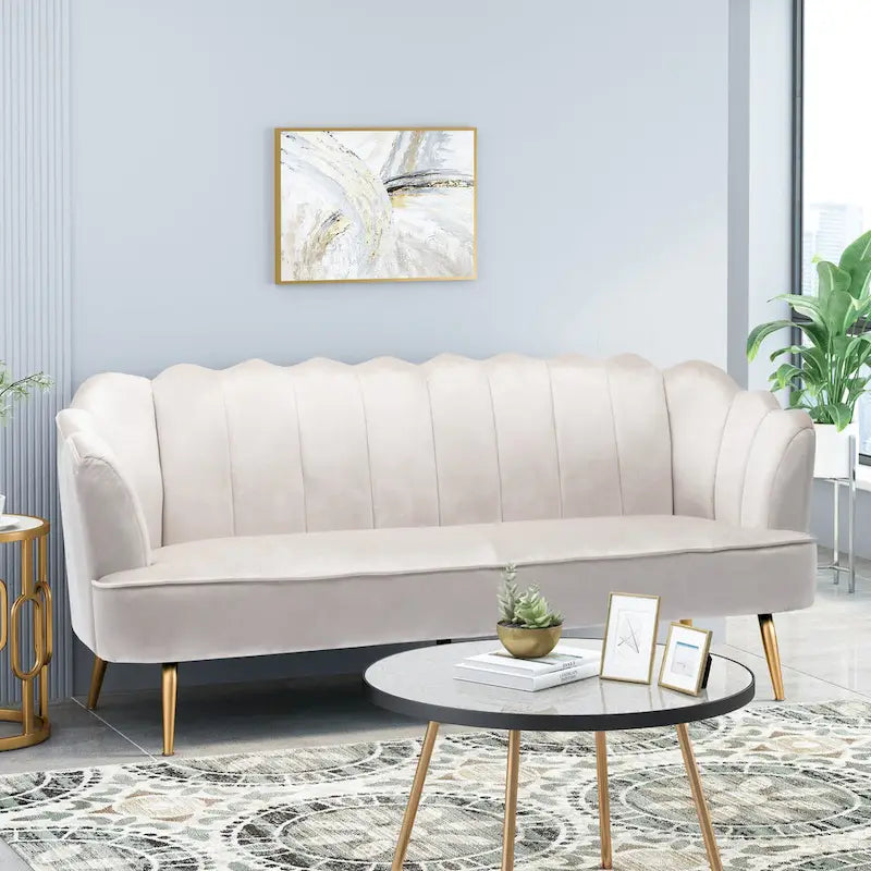 3 Seater Sofa by - 76.25 L x 29.25 W x 33.50 H