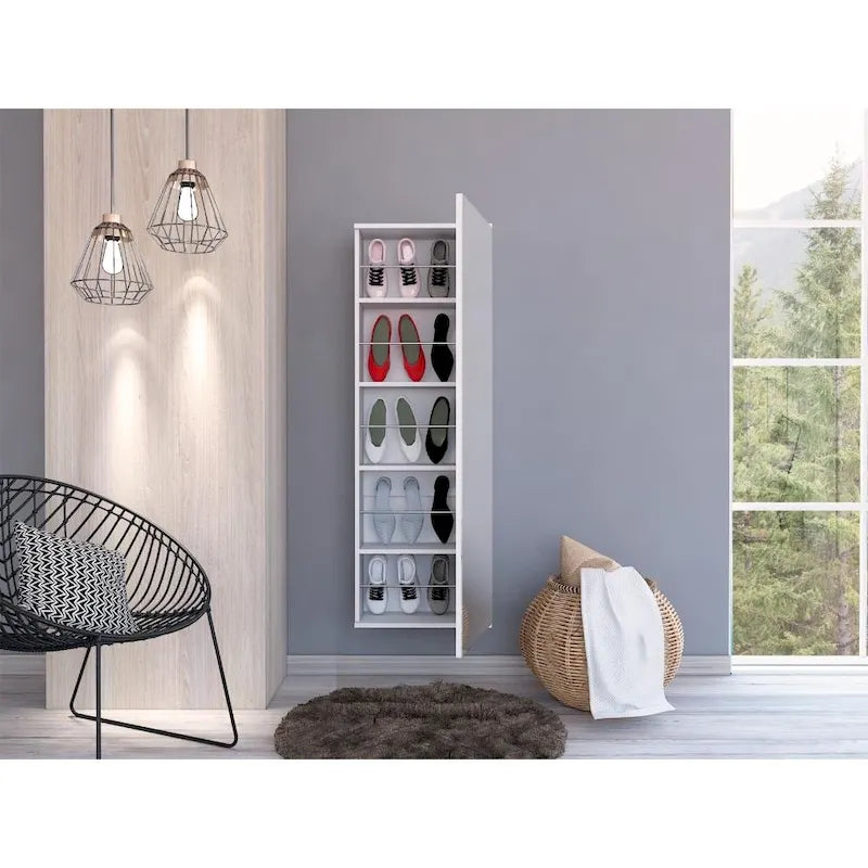 Armoire with Double Doors, 2 Drawers, and Hanging Rod