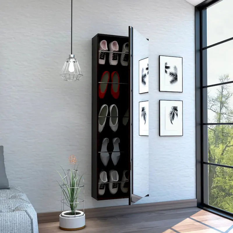 Armoire with Double Doors, 2 Drawers, and Hanging Rod