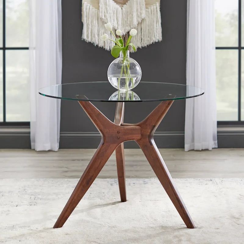Round Glass Table