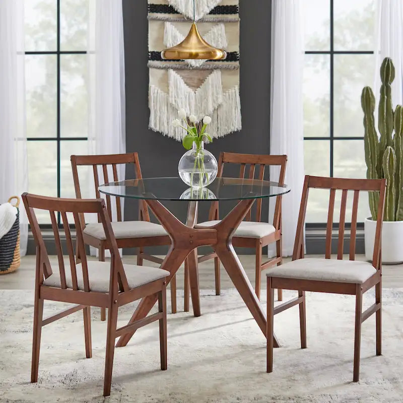 Round Glass Table
