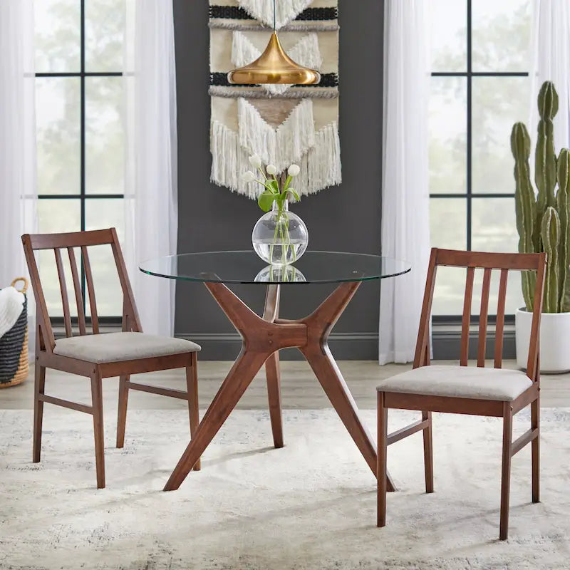 Round Glass Table