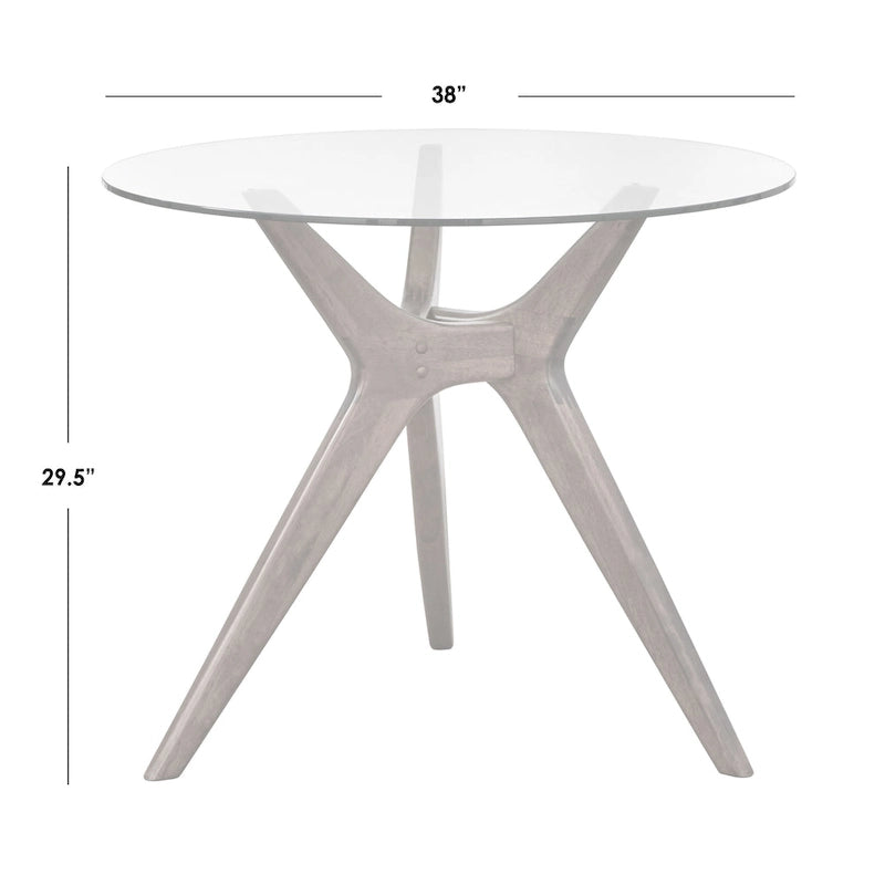 Round Glass Table