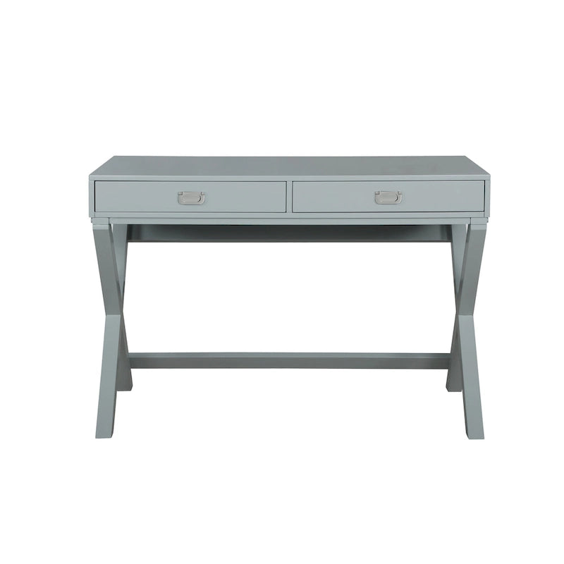 X-Frame Writing Desk with Drawers