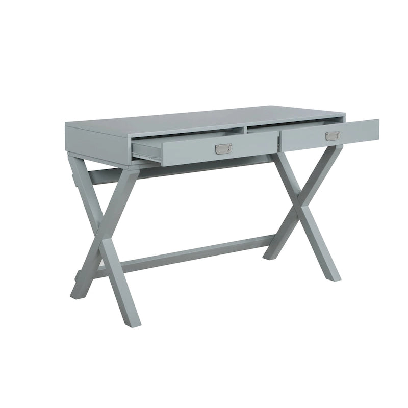 X-Frame Writing Desk with Drawers