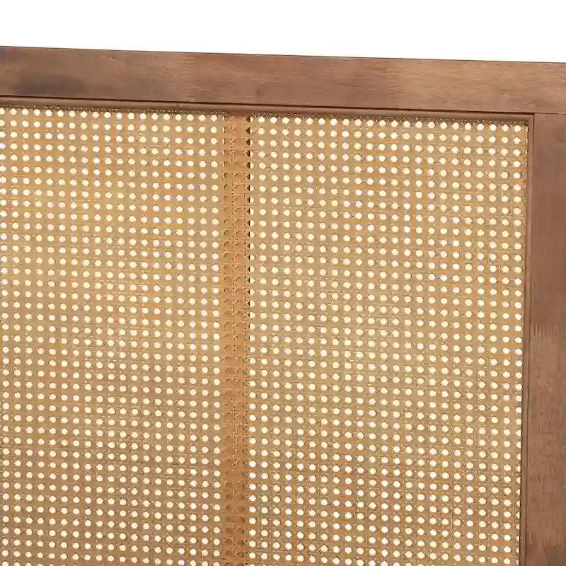 Modern and Contemporary Synthetic Rattan Canopy Bed