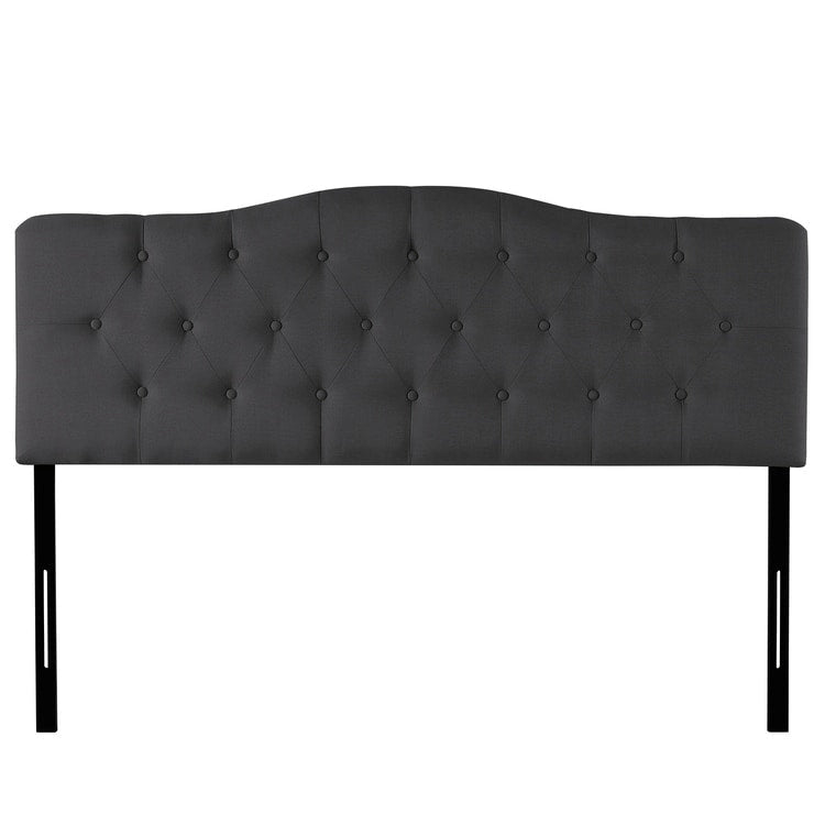 Button Tufted Upholstered Headboard, Height Adjustable Headboards,Bed Backboard Premium Padded Fabric Headboard
