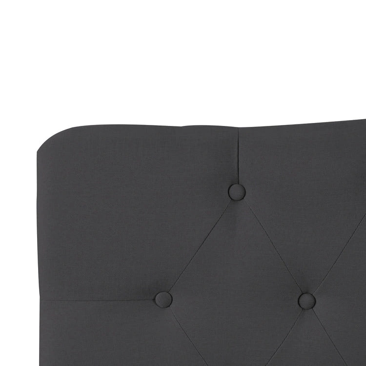 Button Tufted Upholstered Headboard, Height Adjustable Headboards,Bed Backboard Premium Padded Fabric Headboard