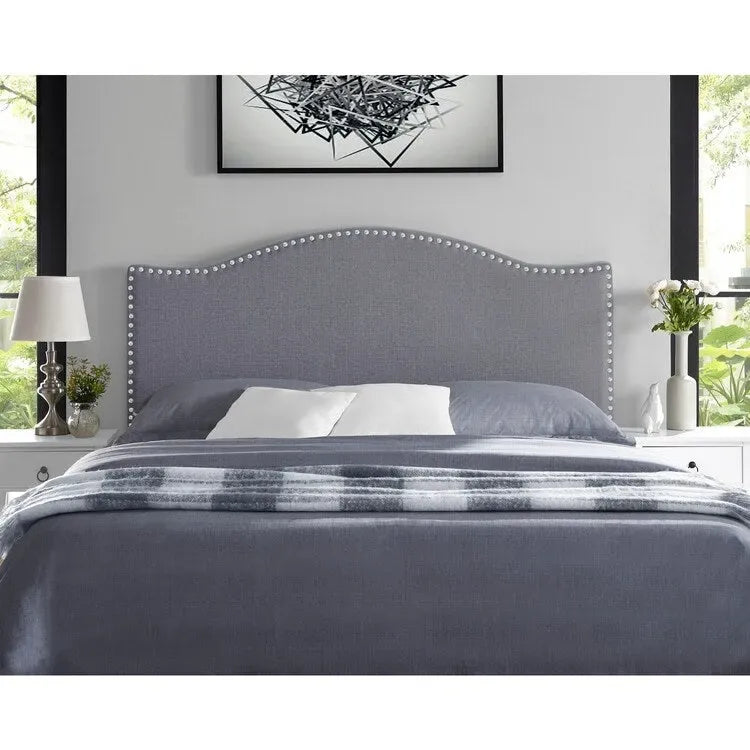 Button Tufted Upholstered Headboard, Height Adjustable Headboards,Bed Backboard Premium Padded Fabric Headboard