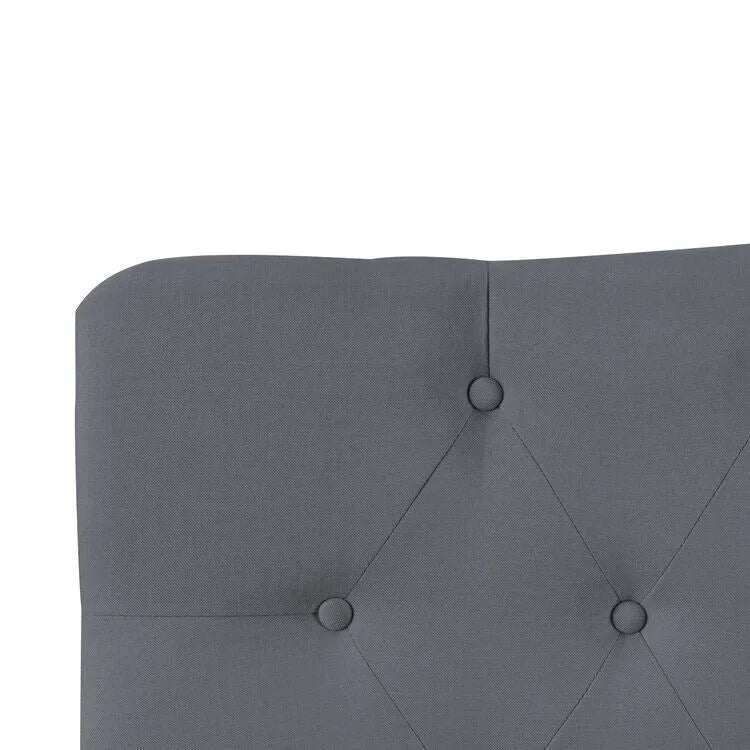 Button Tufted Upholstered Headboard, Height Adjustable Headboards,Bed Backboard Premium Padded Fabric Headboard