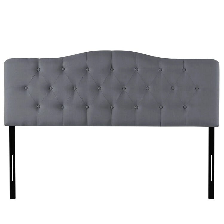 Button Tufted Upholstered Headboard, Height Adjustable Headboards,Bed Backboard Premium Padded Fabric Headboard