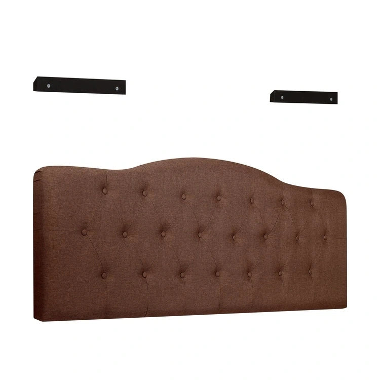 Button Tufted Upholstered Headboard, Height Adjustable Headboards,Bed Backboard Premium Padded Fabric Headboard