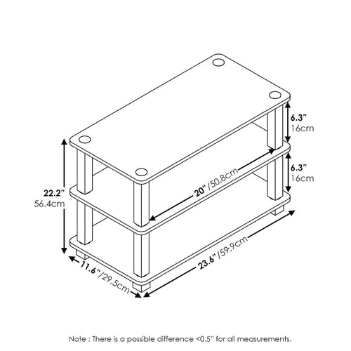 3-Tier Shoe Rack