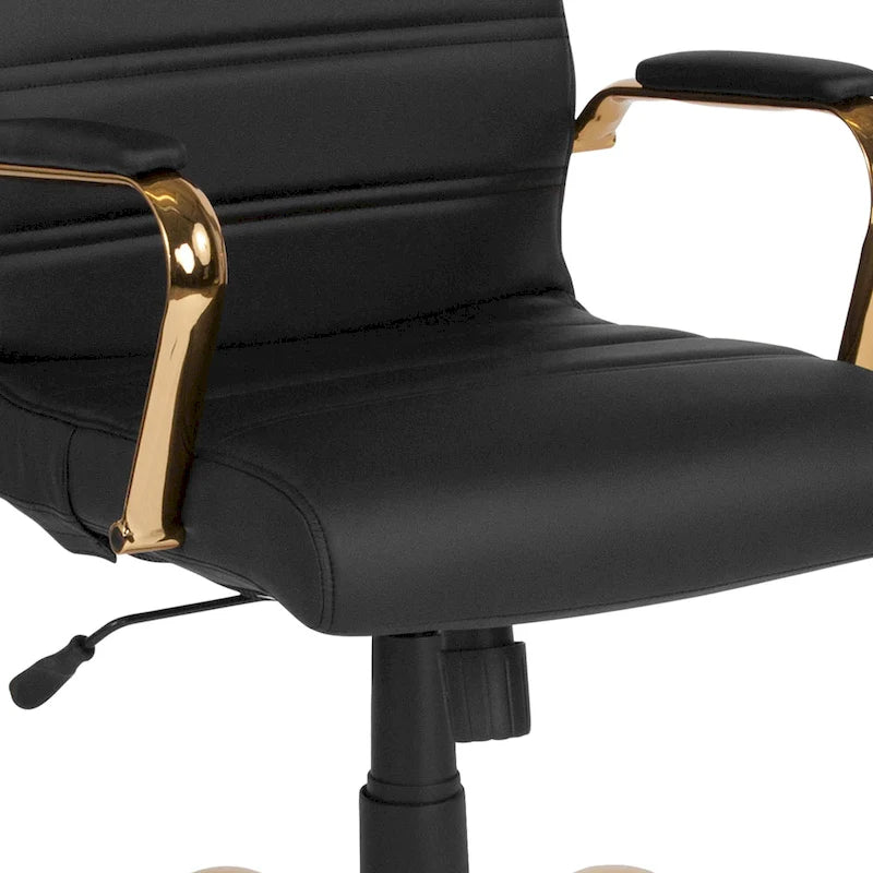 High Back LeatherSoft Executive Swivel Office Chair with Chrome Base