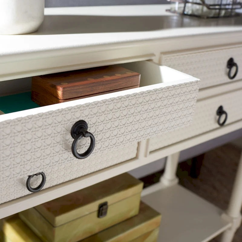 4-Drawer Console Table - 42 W x 13 L x 29.5 H - 42Wx13Dx30H