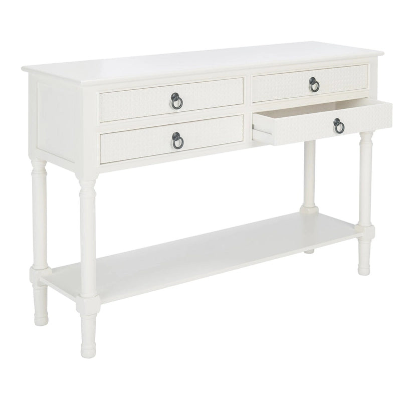 4-Drawer Console Table - 42 W x 13 L x 29.5 H - 42Wx13Dx30H