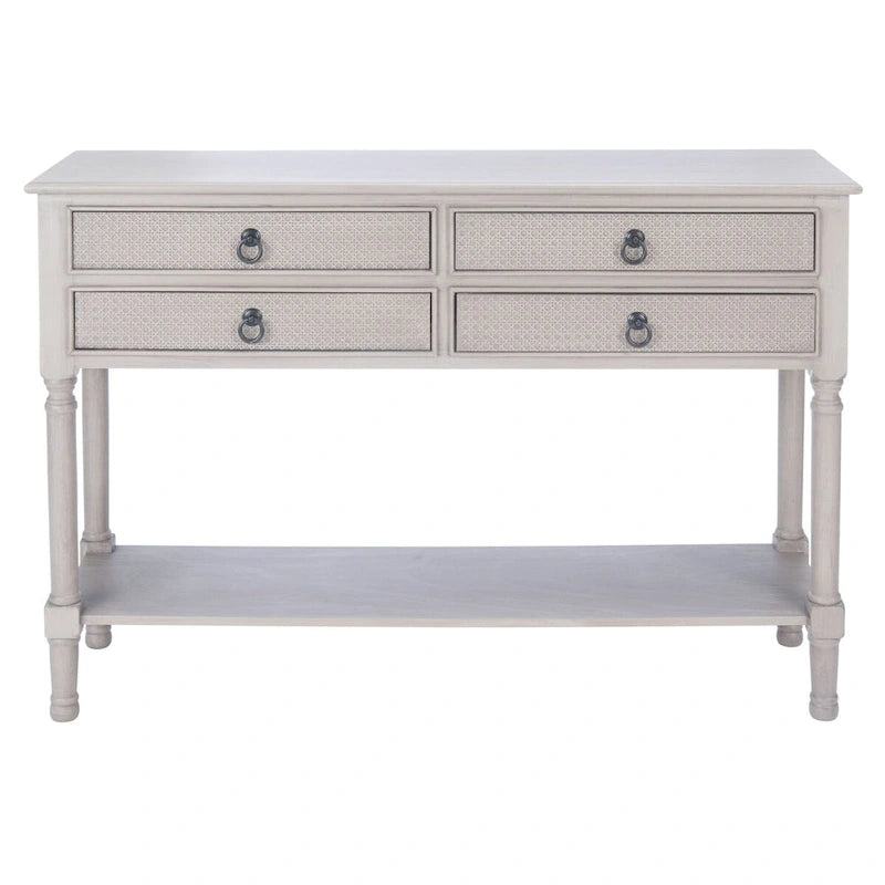 4-Drawer Console Table - 42 W x 13 L x 29.5 H - 42Wx13Dx30H
