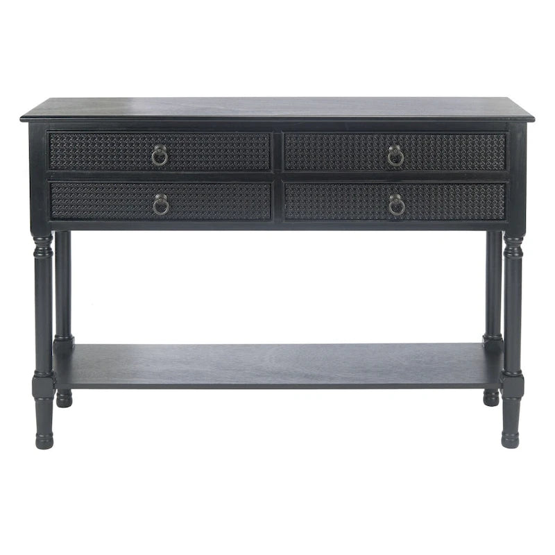 4-Drawer Console Table - 42 W x 13 L x 29.5 H - 42Wx13Dx30H