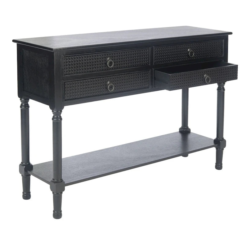 4-Drawer Console Table - 42 W x 13 L x 29.5 H - 42Wx13Dx30H