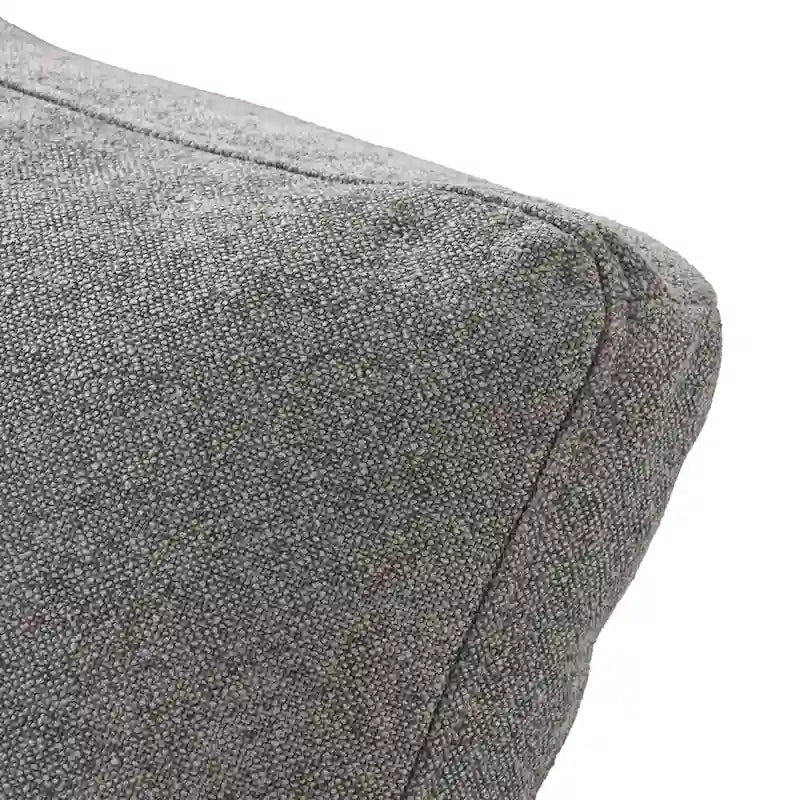 Down Filled Corner Sectional Sofa 5-seats Couch with Ottoman