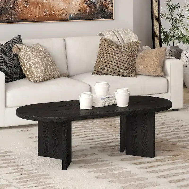 48 Wide Oval Coffee Table - 47.63 Wide
