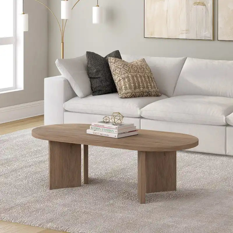48 Wide Oval Coffee Table - 47.63 Wide
